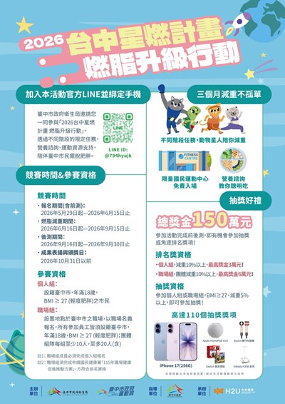 2026台中星燃計畫活動